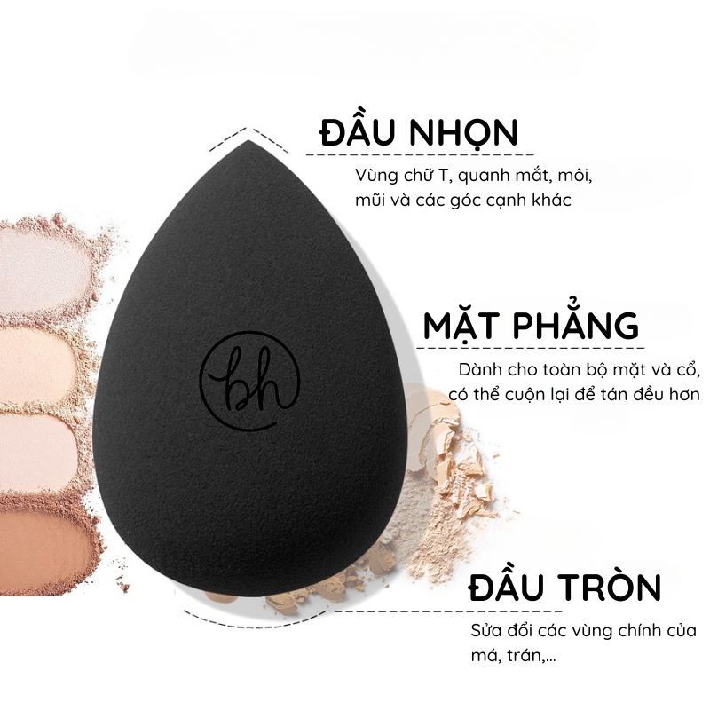 Mút Trang Điểm BH Cosmetics Miracle Complexion Size L BHM005